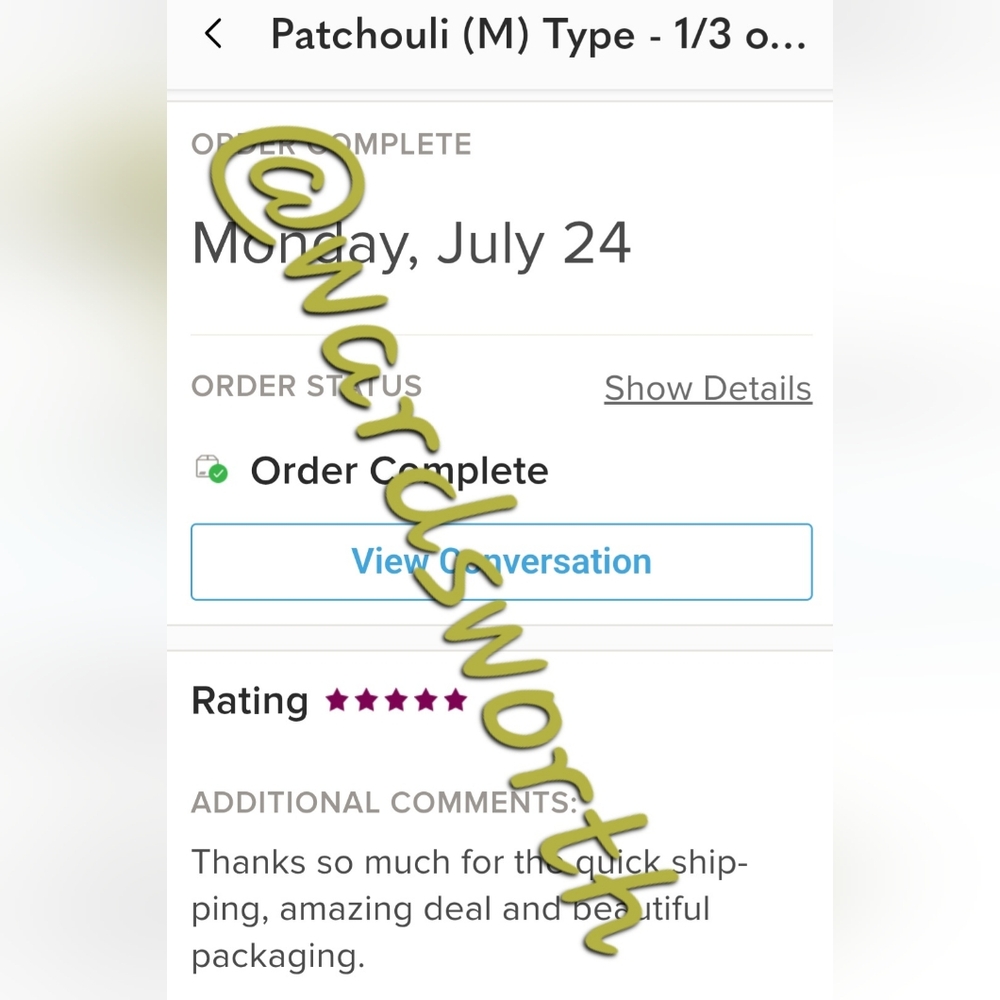 Patchouli (M) Type - 1/3 oz. Scented Body Oil (3pk) - Picture 2 of 12